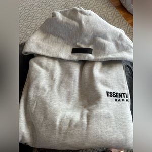 Essentials Light Oatmeal Hoodie